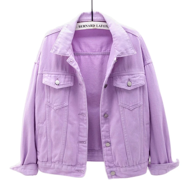 

Plus Size New Arrival Custom Jackets Denim Jackets Women Jean Jackets For Ladies, Picture color