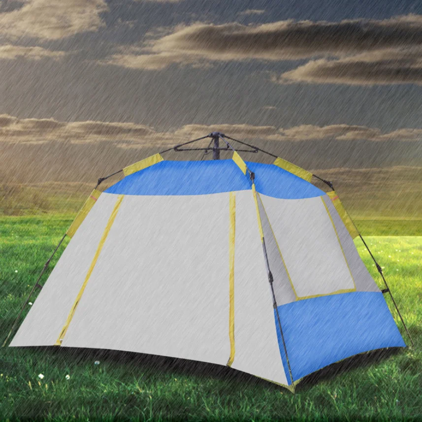 

3-4 Person Waterproof Lightweight Backpacking Tent with Carry Bag 3-4 Seasons Easy Set Up Ideal For Camping, As picture