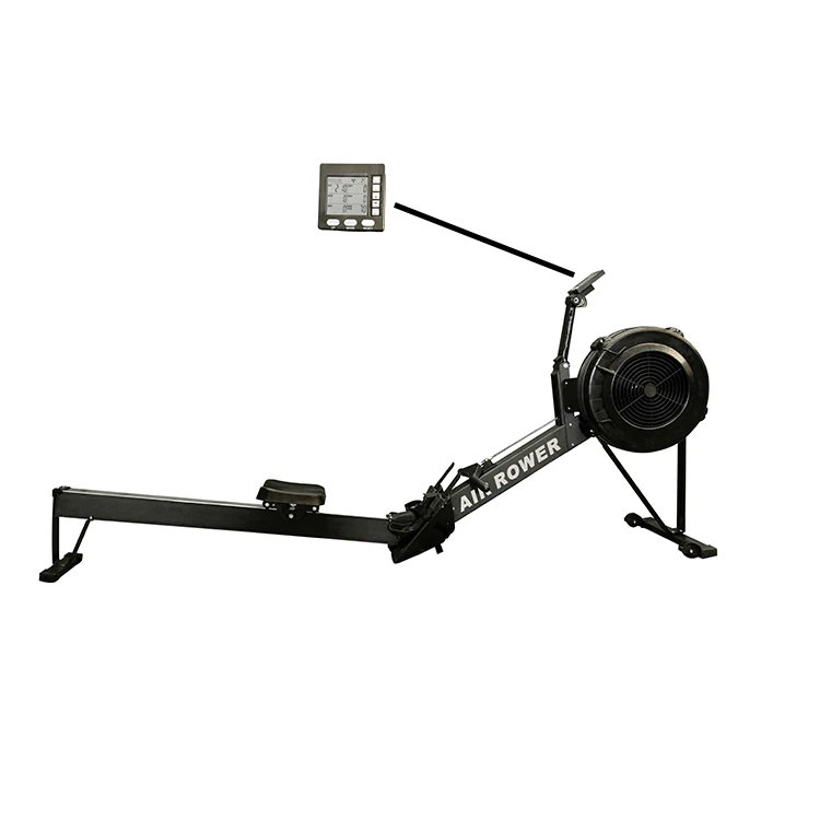 

Delivery from France warehouse No MOQ Cheap Heavy Duty Rowing Machine Air Power Rowing Rower for club home, Black