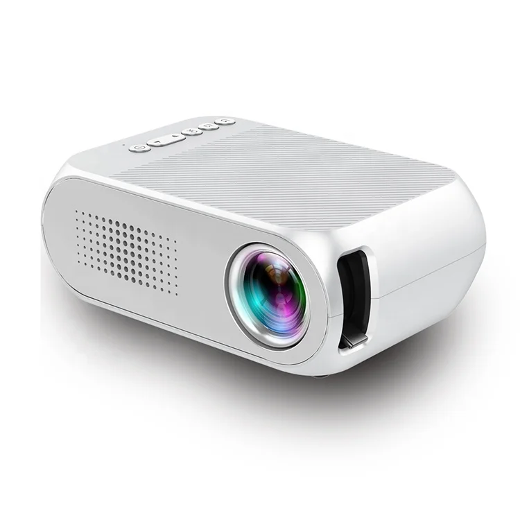 

Lejiada YG320 Smart LCD Portable Mini Projector with USB Android Wire Connector Home Projector