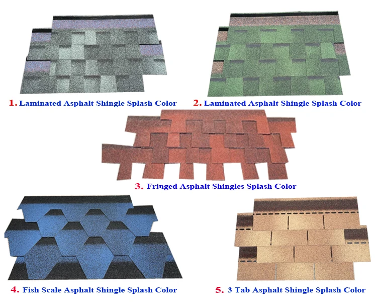 Anti Fade 3 Dimensional New Arrivals Asphalt Shingles 4tab Heritage