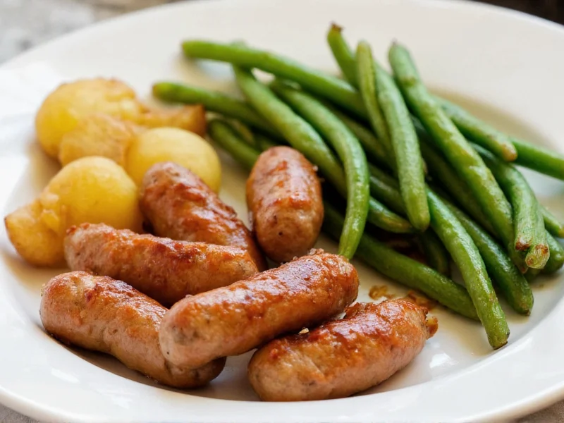Sausage Potatoes and Green Beans One-Pan Meal Recipe