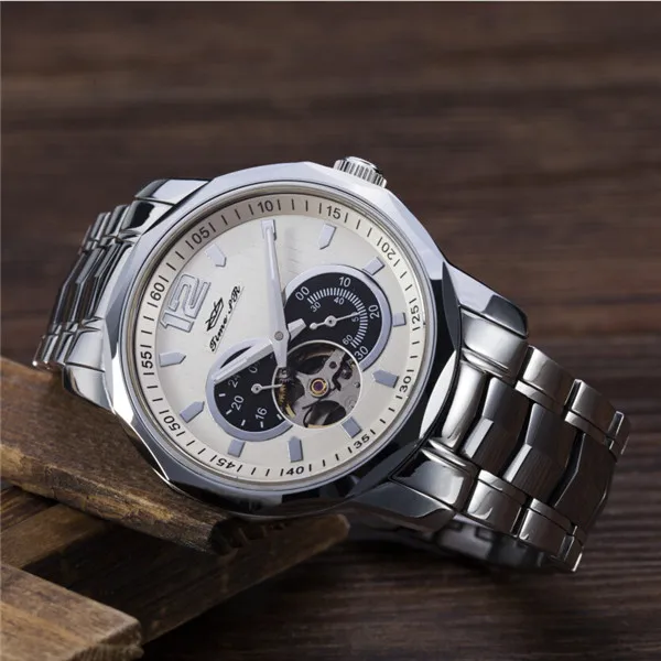 

Japan Movement Sapphire Glass Custom Logo Luxury Chronograph Mechanical Wrist Watch Automatic Mens