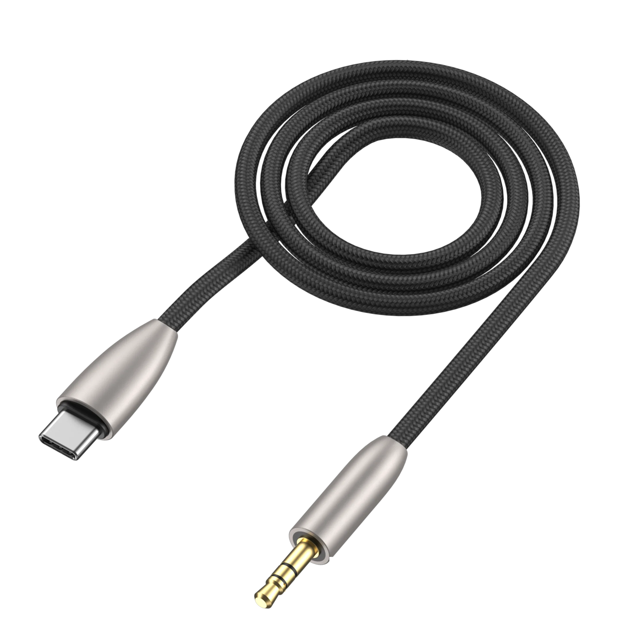 

3.5mm to type-c DC5.5*3.5MM male power cord 5V 9V 12V female car horn 3.5mm headphone jack, White