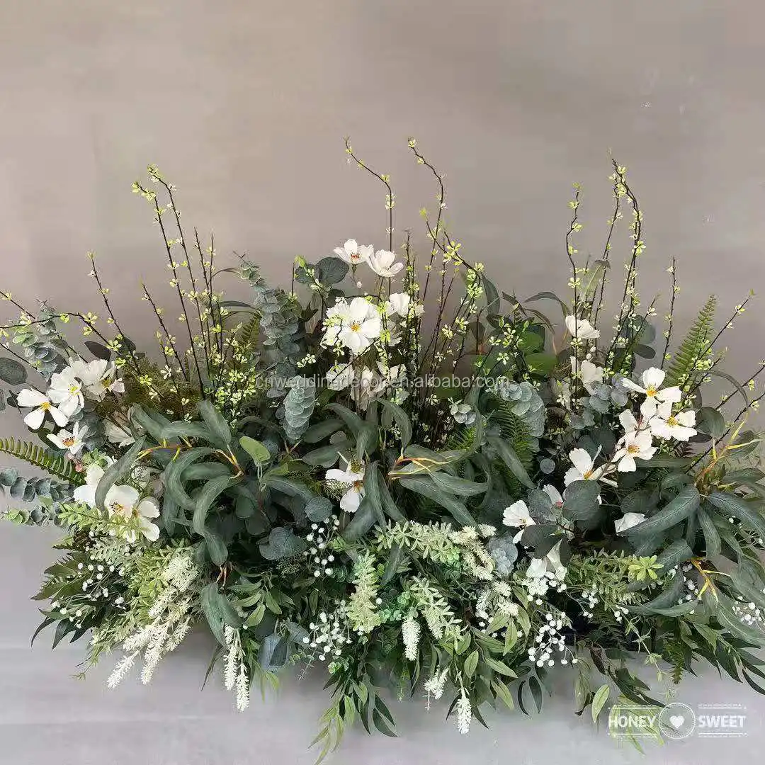 

greenry wedding flower centerpiece wedding flower decoration arrangement table flower, Same as picture or custom