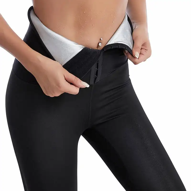 

Sexy Women Trainer Thermo Sweat Compression High Waist Yoga Pants Weight Loss Shapewear Sauna Leggings, Customized colors