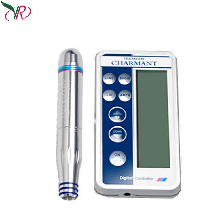 

Professional Electric Tattoo Permanent Makeup Machine Charmant Digital Eyebrow Lip Tattoo Pen Kits Wholesale, Blue