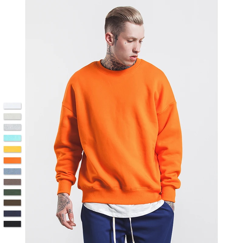 OEM Blank Custom Cotton Multicolor Men Pullover Hoodie Sweatshirt Wholesale Organic
