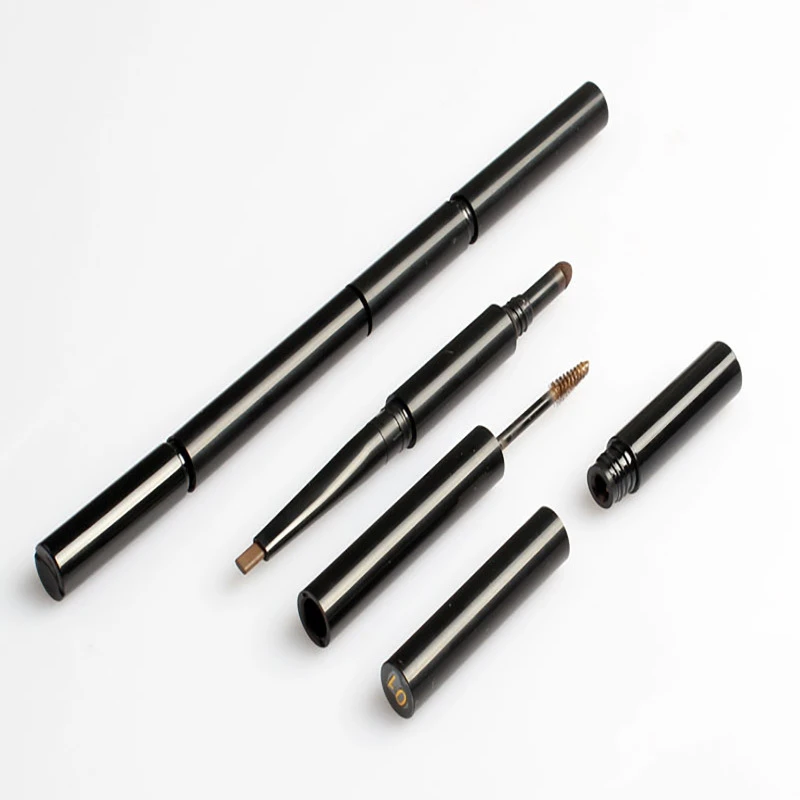 

Private Label Waterproof Eyebrow Pencil 3in1 No Logo High Quality Eyebrow, 4colors