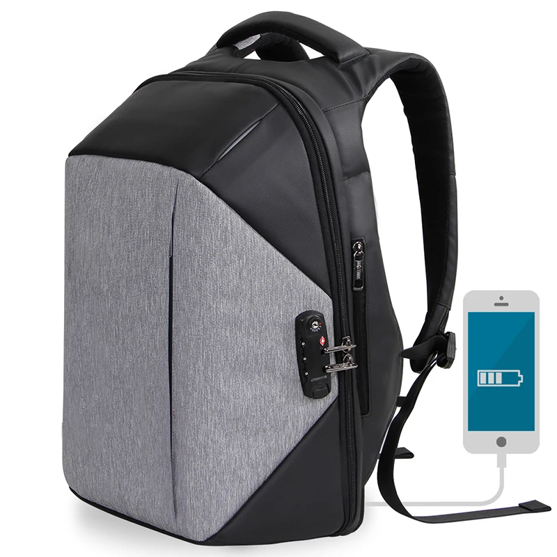 

Multifunctional business outdoor computer backpack bag travel waterproof anti theft usb backpack, Custom color