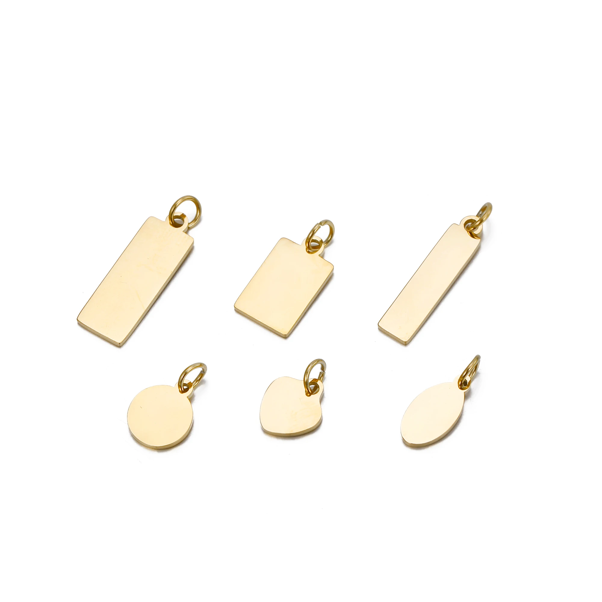 

Wholesale 14K Gold jewellery Material Custom Logo Letter Stainless Steel Jewelry Accessories