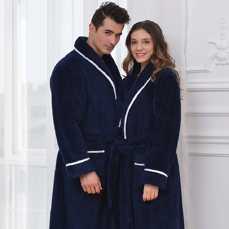 

Custom Suck Water Plush Microfiber Waffle Women Thick Winter Bathrobes, Photo color
