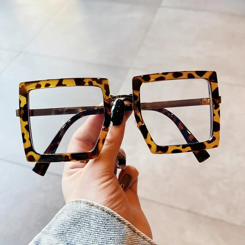 

Black Square blue light blocking glasses optical frames anti glare computer glasses eyeglasses frames tr90 eyewear Women
