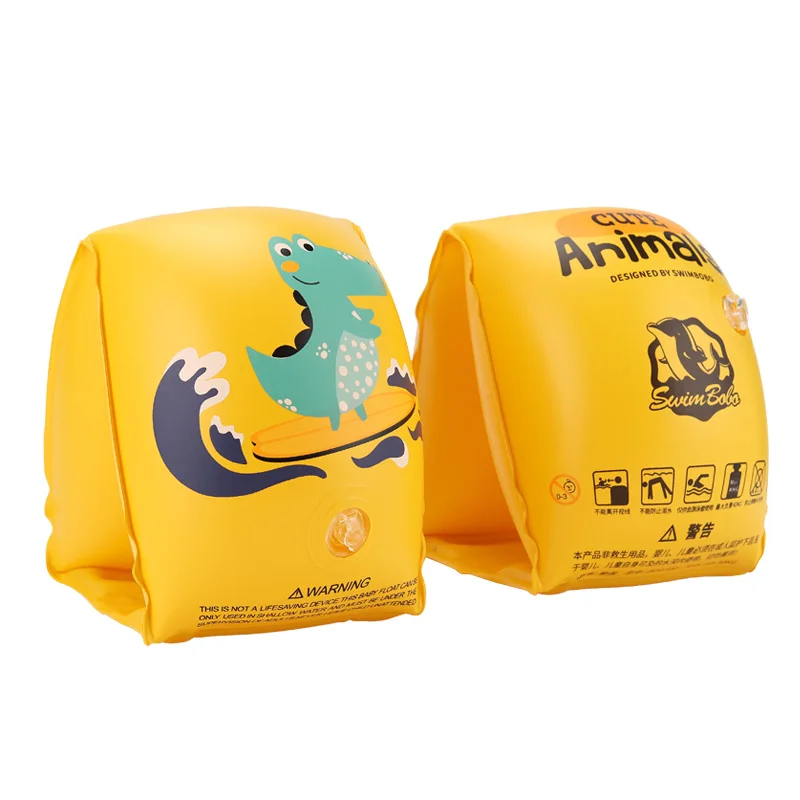 

2022 Fartory Custom New 1 to 6 Years Old Comfortable Good Looking Kids Arm Float Sleeve Ring Inflatable Baby Arm Ring, Yellow