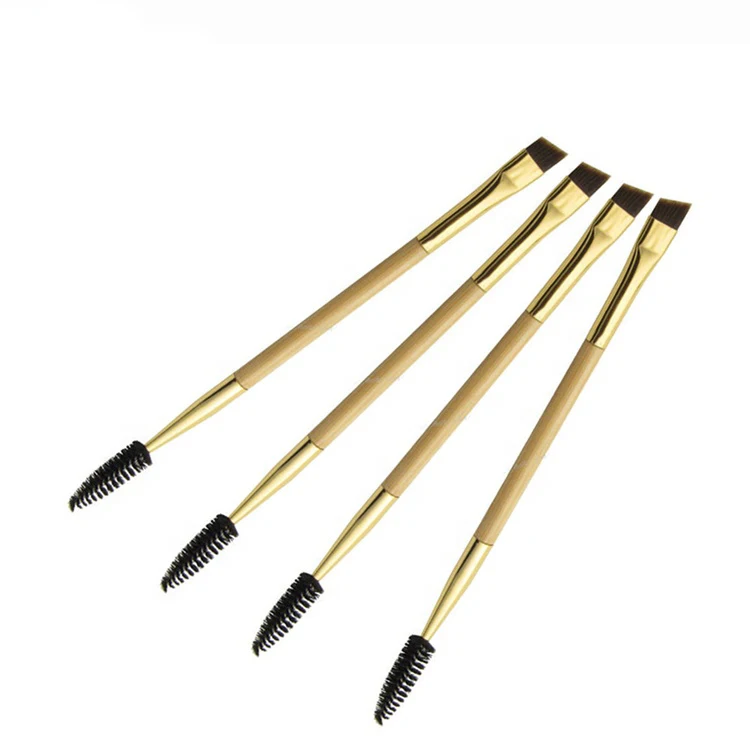 

Wholesale Eyebrow Make Up Brushes Beauty Double Sided Eyelash Brush Cosmetic Brush for Eye, Customised pantone color
