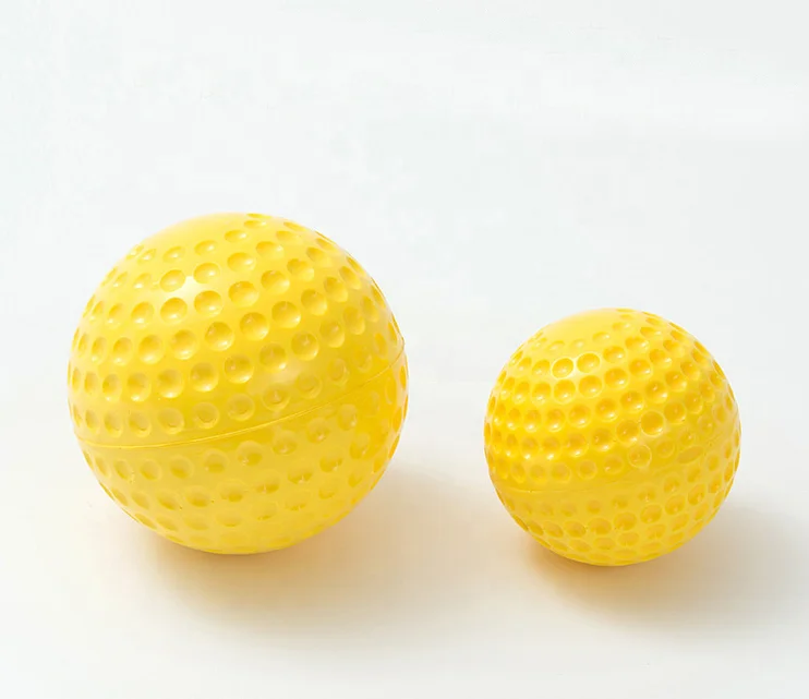 

wholesale yellow pitching dimple ball machine 9" dimpled baseball