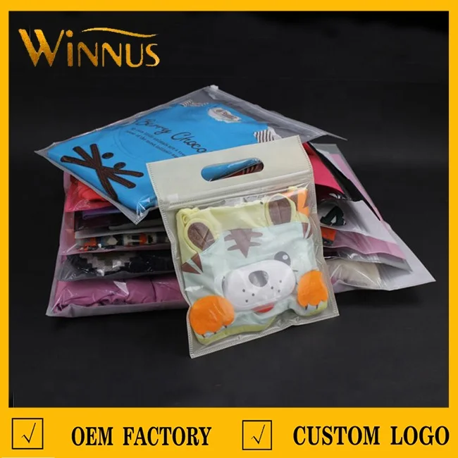 
custom logo print yoga clothing swimwear black white clear plastic ziplock packing bag handle non woven bag with zipper 