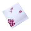 triangle take away greaseproof bag for pie bread packaging