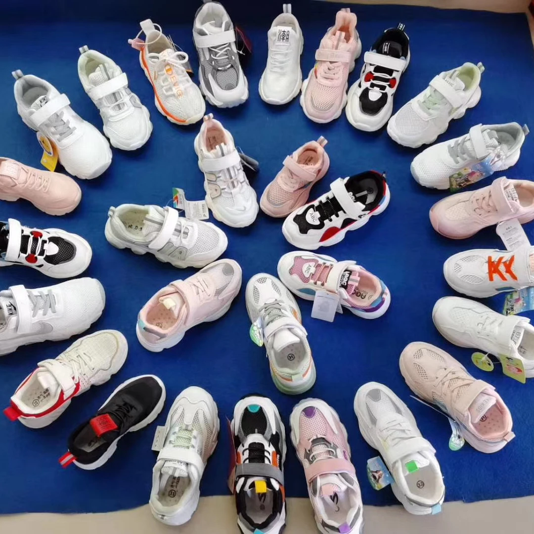 

Children's sneakers unisex stock low price and high quality wholesale running shoes boys and girls, Mixed colors
