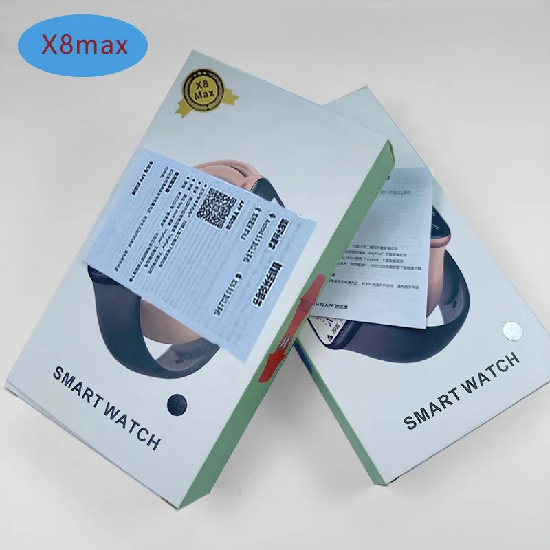 

JY smart watch X8 Max Big Screen Waterproof Fashion Health monitor Smart bracelet Luxury Fashion Sport watch, 6colors