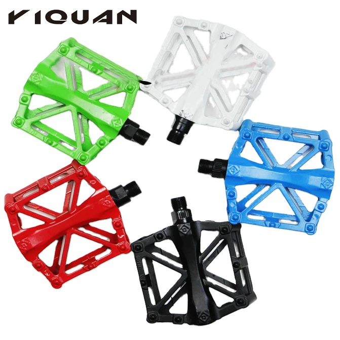

Most popular aluminum alloy mountain bike pedals non-slip bearings bicycle pedal, Blcak/blue/green/red/white