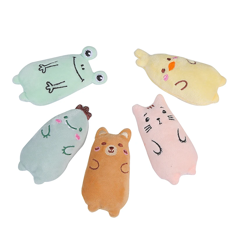 

Hot selling cute plush catnip toy for kitty interactive pet cat toy