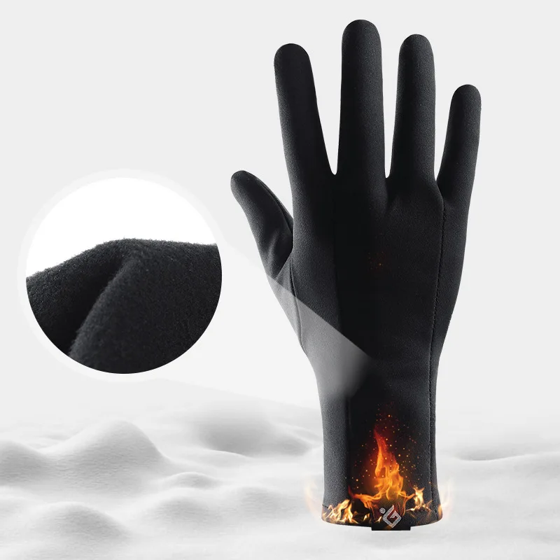 
Winter Outdoor Light separated finger Sport Gloves Men Windproof Touch Screen velvet Warm Sport Gloves 