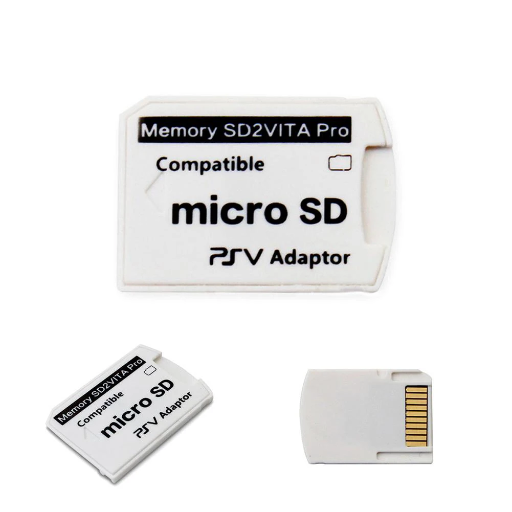 

V6.0 Memory SD2Vita Pro TF Micro Card Holder Memory Card Converter Case For PSV Vita1000 2000 Memory Stick Adapter