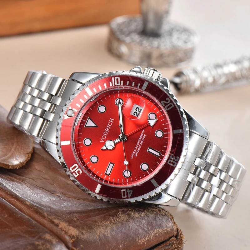 

Vodrich men's watch 2021 new fashion luxury men's watch automatic quartz watch can be customized with LOGO
