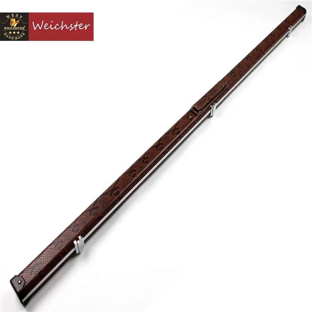 

Weichster One 1 Piece Snooker Pool Cue Case Slimline Aluminium Case Holds 1 Cue, Multi color