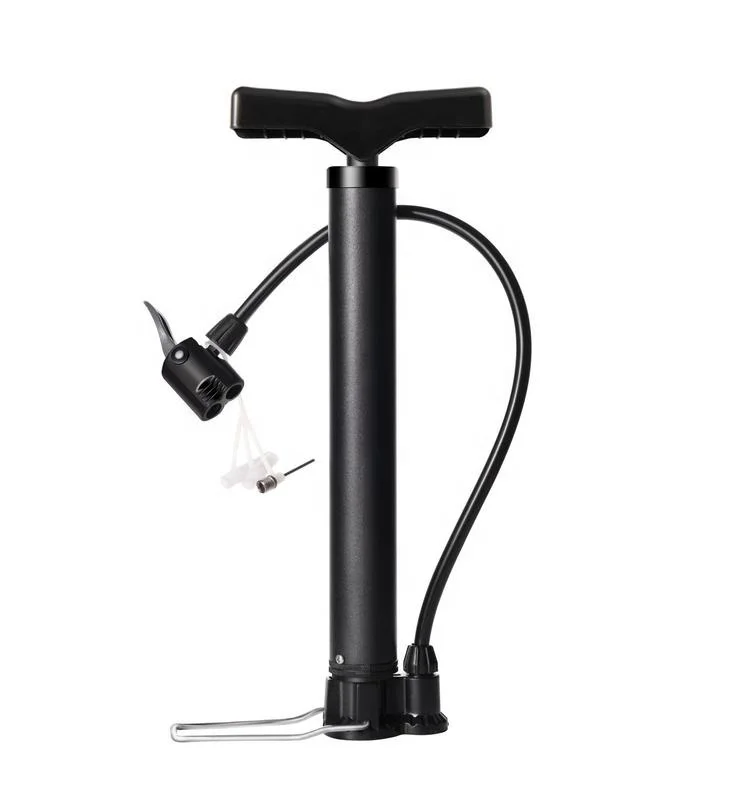 

Universal Bike Tyre Inflator Pump 120 PSI Bicycle Accessories Floor Pump Portable Bike Air Floor Hand Pump, Black