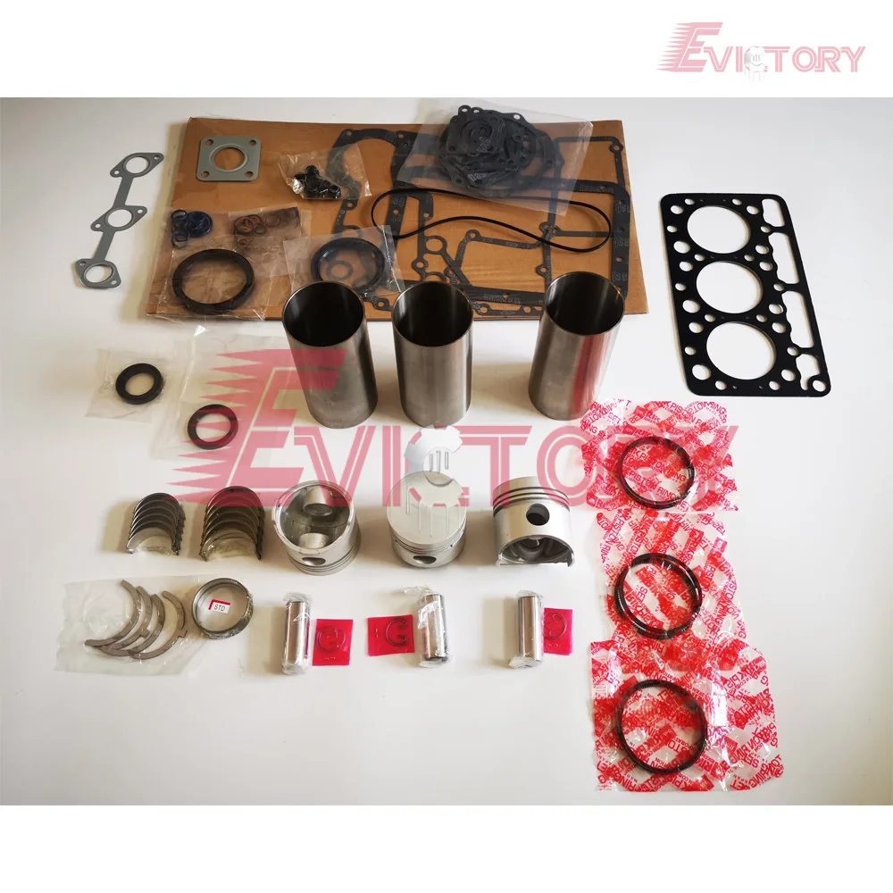 

KUBOTA D750 cylinder head complete valve spring + engine rebuild overhaul kit