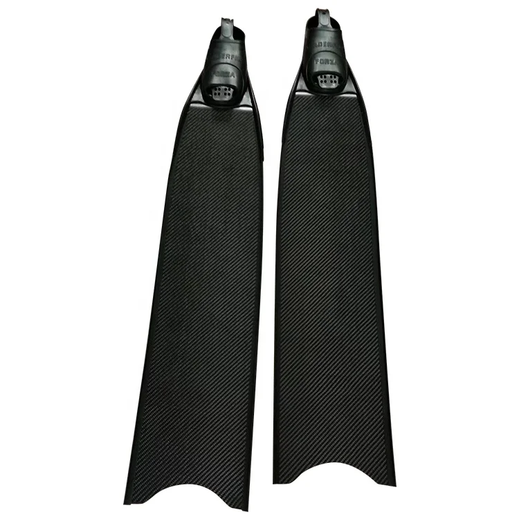 

High Quality Carbon Fiber Freediving and Spearfishing Fins Swim Long Flipper, Customized