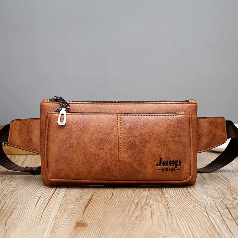 

New Fashion Chest Bag Men Sling Bag PU Leather Material Cross body Bag, Black,brown,khaki