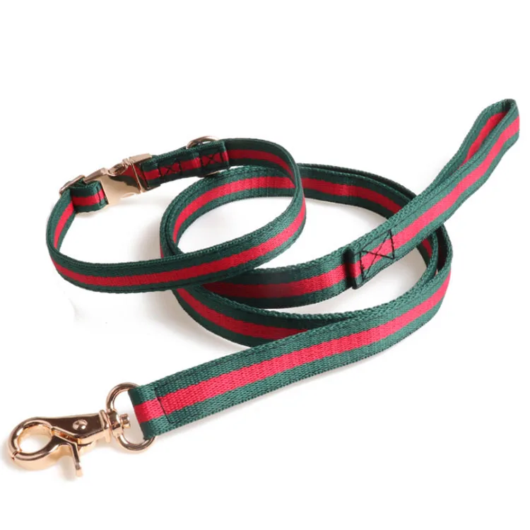 

Popular Color Highend quality luxury adjustable nylon pet dog collars and leashes, As picture