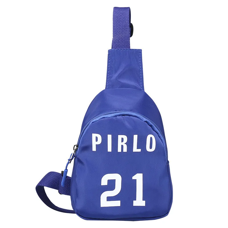 

Wholesale fashion letter print small canvas children messenger shoulder chest kids crossbody bag