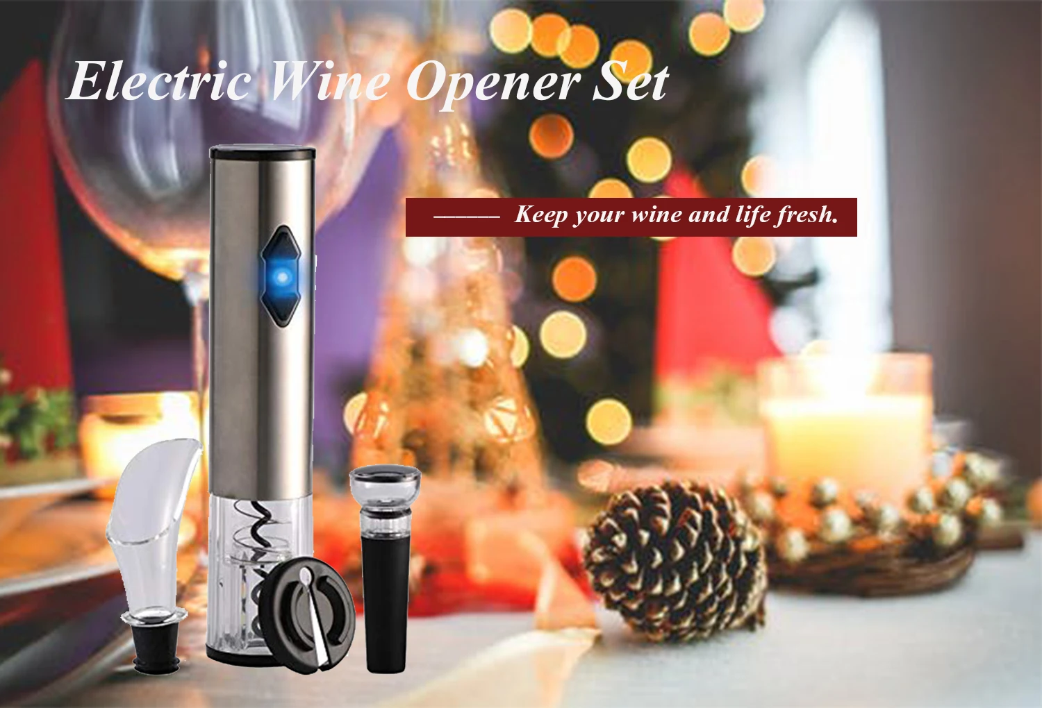 Automatic Red Electric Wine Bottle Opener Cheap Electric Wine Openers