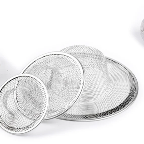 

Minli Stainless Steel Mesh Sink Disposal Corner Strainer Drainer Of Kitchen, Silver