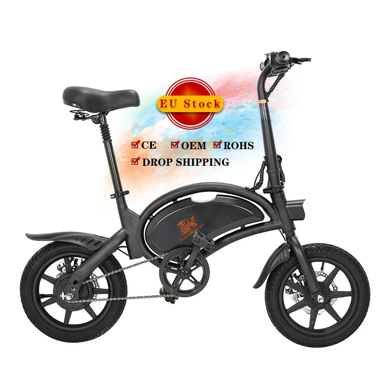 

[EU STOCK Duty Free] Kugoo Kirin B2 V1 14 Inch tire Folding Electric Moped Bike 48V 400W 45KM/H Electric bicycle outdoor e bike