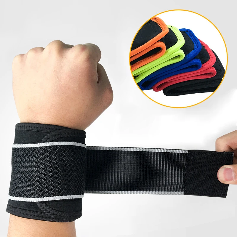 
HW019 Wholesale Sports Wrist Protection Wrist Brace With Basketball Tennis Fitness Lifting Wrist Support 