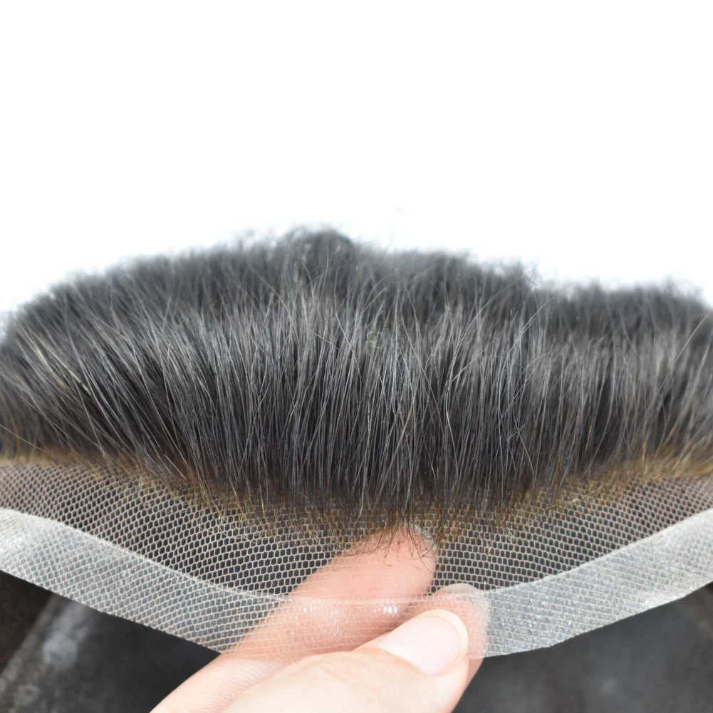 

BQ BIO LACE Brazilian Hair Toupee Human Hair Skin Top Men Lace Front Wigs