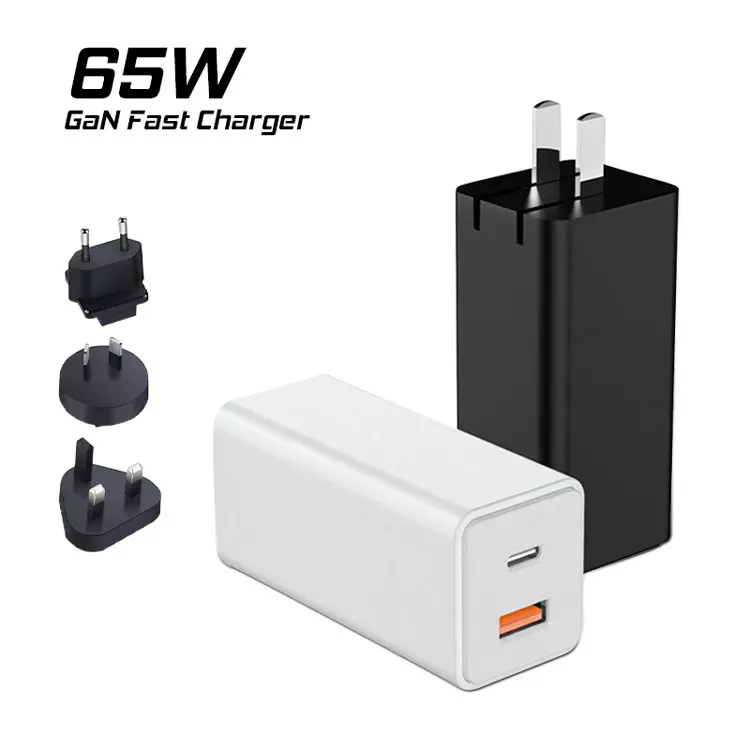 

GaN 65W USB C Wall Charger Quick Charge 4.0 3.0 QC4.0 QC PD3.0 PD USB-C Type C Fast USB Charger For iPhone 12 Pro Max Macbook