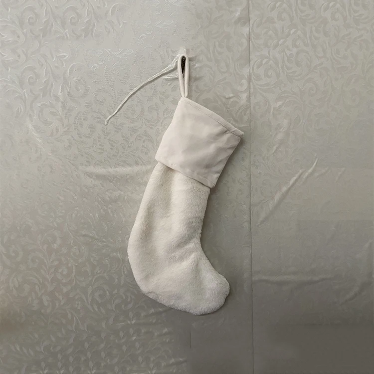 
CFP G238 Stocked Christmas Gift Blank Faux Fur Christmas Stockings 