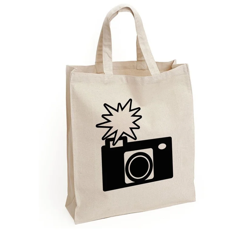 

Customized logo eco reusable canvas bag 100% cotton tote bag shopping, Natural /black/white,etc.