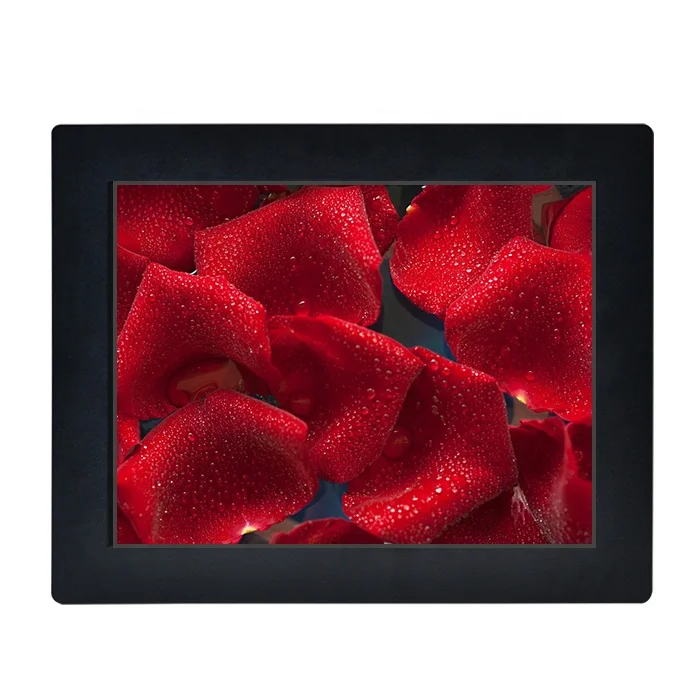 

8 inch industrial snap on embedded monitor with 1024x768 resolution