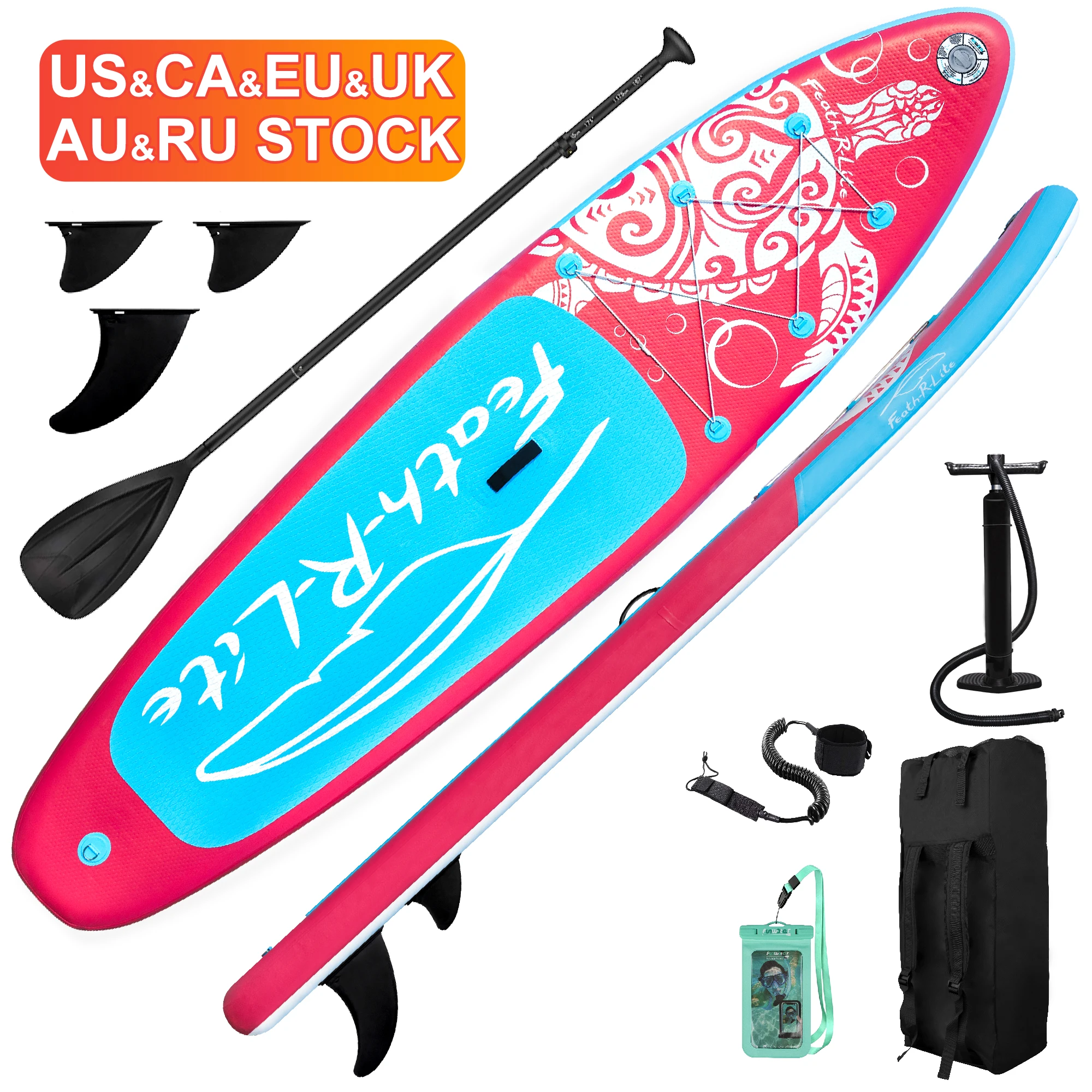 

FUNWATER Dropshipping OEM stand-up paddleboarding sup paddle sup bord water sports surfing bord tablas padel surf softboard surf