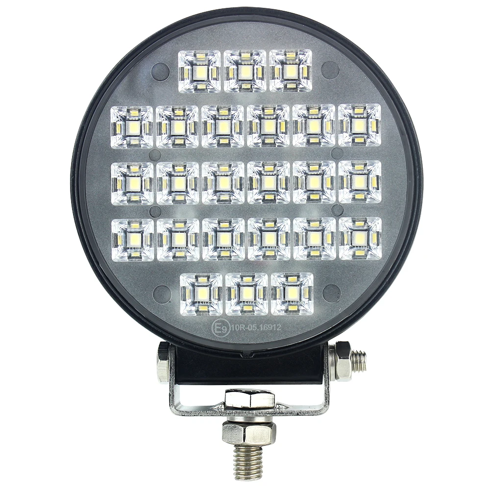 4.5Inch 24w Round LED Work Light Spot Flood Beam Driving Lamp For Car Truck Tractor Boat Trailer 4x4 SUV ATV