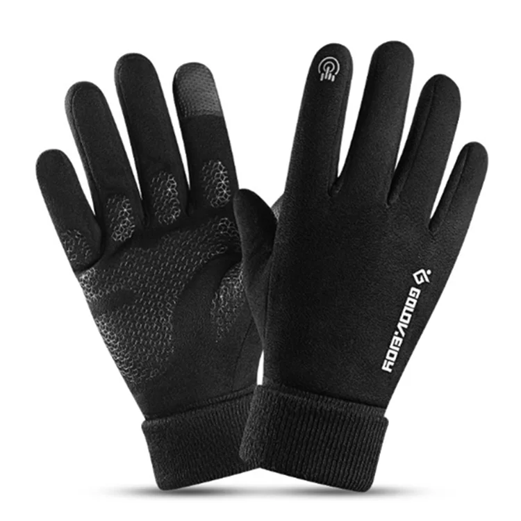 

Touchscreen Windproof Non-slip Sports Climbing Waterproof Cycling Skiing Winter Warm Gloves for Hiking, Black, gray, coffee