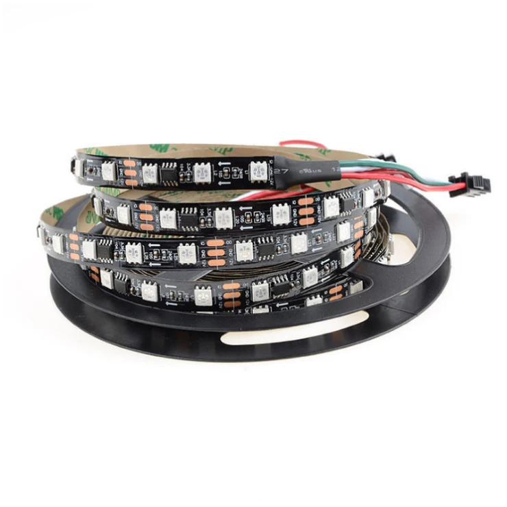 DC 5V 12V WS 28112812 2801 2813 smd 5050 5m multicolor led strip light