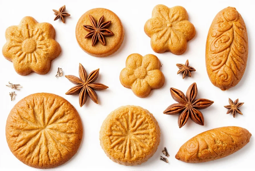 Assortment of regional Italian anise cookies showing different shapes and textures from various regions